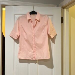 Vintage Y2K Pink short sleeve button down